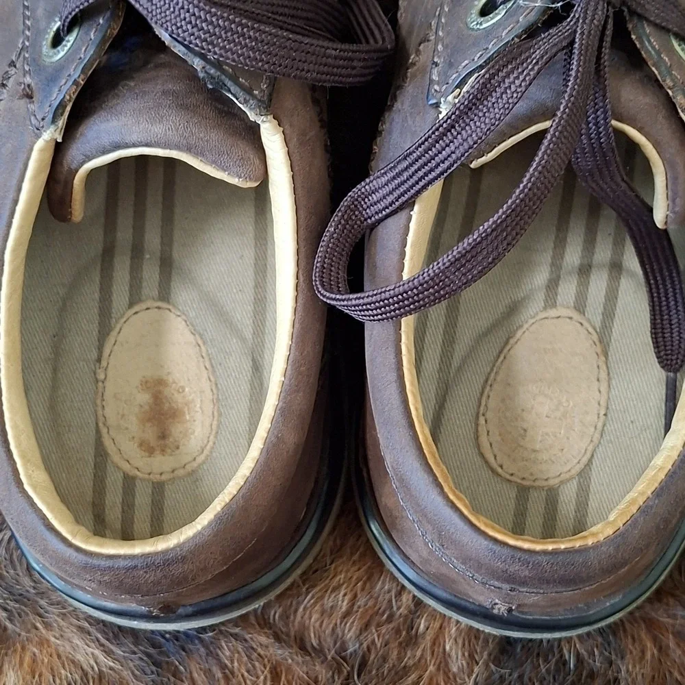 Dr Martens Ordell‎ Oxford Mens 7 Womens 8 Brown Leather Lace Up Shoe AW004